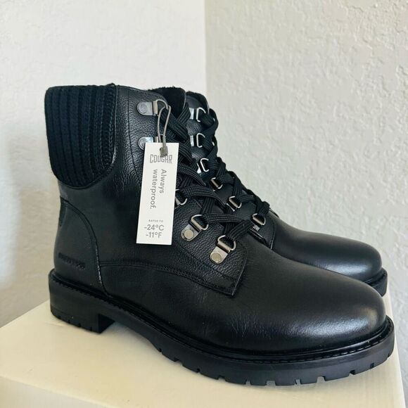 Cougar Kudos Waterproof Leather Insulated Boot, Black, Size 10, NWT - Picture 8 of 16